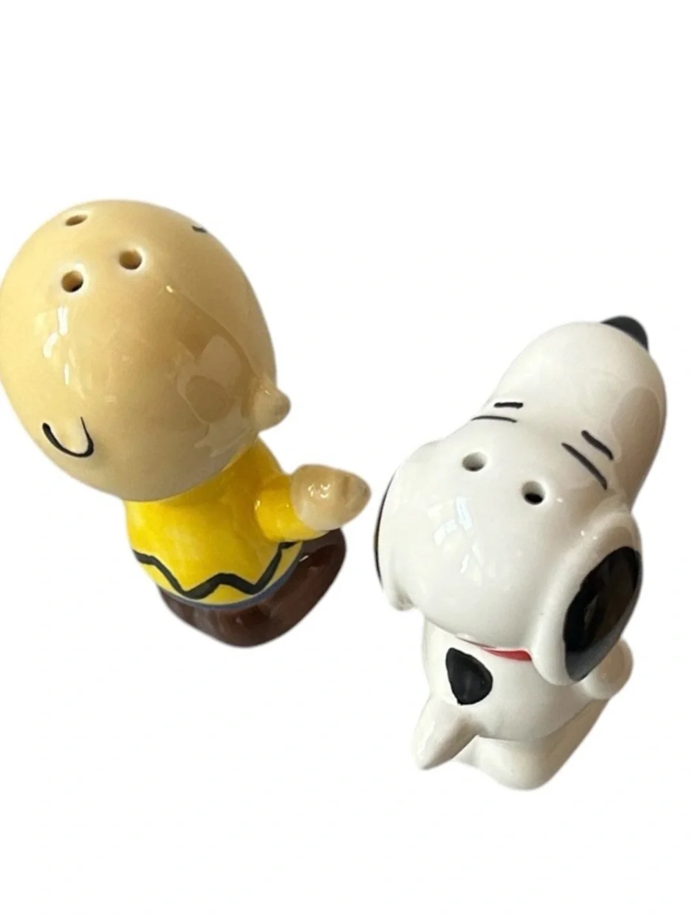 Peanuts Charlie Brown & Snoopy Ceramic Salt and Pepper Shakers
